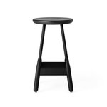 Massproductions Albert bar stool, black stained oak
