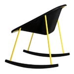 Inno Kola Light rocking chair, black-yellow