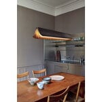 DCWéditions Lampe suspendue Respiro 900, noir - doré