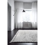 Anno Tapis en laine Shogi 200 x 300 cm, blanc - gris