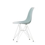 Vitra Eames DSR chair, light grey RE - white