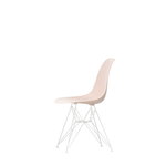 Vitra Eames DSR chair, pale rose - white