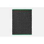 Hem Arch throw, 130 x 180 cm, black - white - green