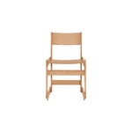 Hem Bullnose chair, natural beech