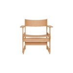 Hem Bullnose lounge chair, natural beech