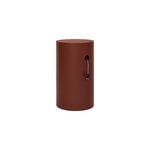 Hem Hide pedestal, red brown textured, extra image