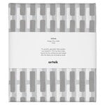 Artek Siena canvas cotton fabric, 150 x 300 cm, grey - light grey, extra image