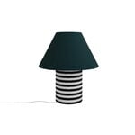 Hem Toto table lamp, large, pine - black and white stripe