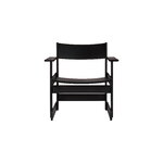 Hem Fauteuil lounge Bullnose, noir