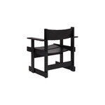 Hem Fauteuil lounge Bullnose, noir