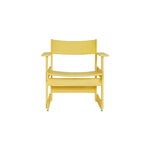 Hem Fauteuil lounge Bullnose, jaune