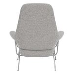 Hem Hai lounge chair, acciaio inox spazzolato - Pebble, vista 5