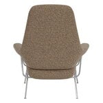 Hem Hai poltrona lounge, acciaio inox spazzolato - Sawdust, vista 3