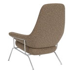 Hem Hai poltrona lounge, acciaio inox spazzolato - Sawdust, vista 6