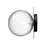 Nuura Liila 1 wall/ceiling lamp, large, black - optic clear