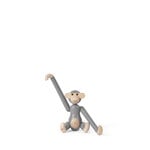 Kay Bojesen Denmark Wooden monkey, mini, grey, extra image