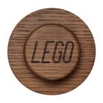 Room Copenhagen LEGO Wandaufhänger aus Holz, 3 Stück, Eiche dunkel gebeizt