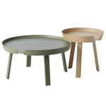 Muuto Around coffee table, large, dusty green