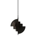 GUBI Multi-Lite pendant, black brass