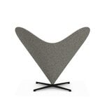 Vitra Heart Cone Chair poltrona lounge, basic dark - Cento 15 sale e pepe, immagine extra