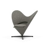 Vitra Heart Cone Chair poltrona lounge, basic dark - Cento 15 sale e pepe, immagine extra