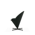 Vitra Cone Chair fauteuil lounge, basic dark - Volo 26 Forest, image extra