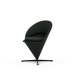Vitra Cone Chair fauteuil lounge, basic dark - Volo 26 Forest, image extra