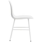 Normann Copenhagen Form tuoli, valkoinen teräs - valkoinen
