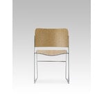 HOWE 40/4 side chair, stackable sled base, chrome - oak veneer, view 5