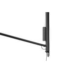 HAY Fifty-Fifty wall lamp, soft black