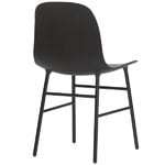 Normann Copenhagen Form chair, steel base, black