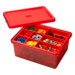 Room Copenhagen Lego Sort & Store box, medium, red, extra image
