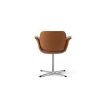 Fredericia Flamingo Chair, stainless steel - cognac leather