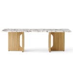 Audo Copenhagen Androgyne lounge table, oak - Calacatta Viola marble
