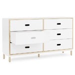 Normann Copenhagen Kabino dresser with 6 drawers, white