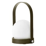 MENU Carrie portable table lamp, outdoor, olive