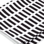 Artek Tessuto rivestito in acrilico Siena 145 x 300 cm, bianco - nero