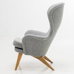 Ornäs Siesta lounge chair, oak - light grey Hallingdal 130