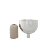 AYTM Vaso da fiori Torus, M, argento - taupe