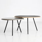Woud Soround coffee table, 60 cm, concrete top