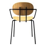Sibast Piet Hein chair with armrest, black - oiled oak