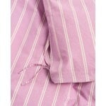 Tekla Housse de couette simple, 150 x 210 cm, rayures rose mauve, image extra