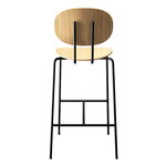 Sibast Piet Hein bar stool 75 cm, black - white lacquered oak