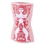 Bjørn Wiinblad Nina vase, 16,5 cm, pink - red, extra image
