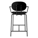Sibast Piet Hein barstol med armstöd 65 cm, svart - svartlackerad ek