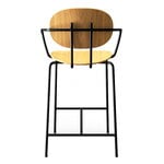 Sibast Piet Hein counter stool with armrest 65 cm, black - oiled oak