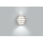 Artek Aalto pendant A331 "Beehive", white - brass