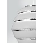 Artek Aalto pendant A331 "Beehive", white - chrome