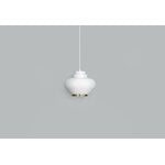 Artek Aalto pendant lamp A333 "Turnip", white - brass