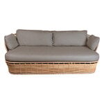 Cane-line Basket 2-seater sofa, natural - taupe